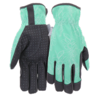 Mud Hidex Dot Grip Gloves - Floral Mint Perspective: Main
