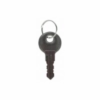 Key,Silver,1-3/4  Sz,Nickel Material,PK2