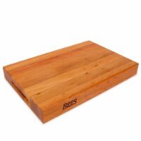John Boos Reversible 2.25 Inch Thick Butcher Cutting Board Block, Cherry Wood