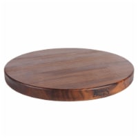 John Boos WAL-R18 Walnut Wood Round Block Cutting Board and Reversible Side