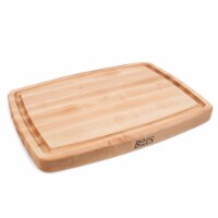 John Boos Block 14 Wide Oval Cutting/Carving Board w/ Juice Groove, Maple Wood