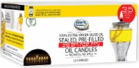 Ner Yeshuois Oil Candles - Clear Perspective: Main