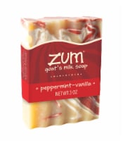 Zum® Peppermint-Vanilla Goat's Milk Soap Bar Perspective: Main