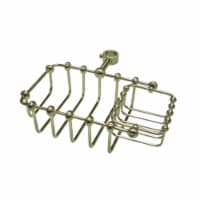 Kingston Brass CC2148 7  Riser Mount Soap Basket, Brushed Nickel