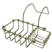 Kingston Brass CC2178 7  Swivel Soap and Sponge Holder, Brushed Nickel