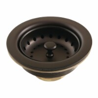 Kingston Brass K111BORB Tacoma Stainless Steel Kitchen Sink Basket Strainer, Oil Rubbed Bronz
