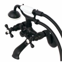 KS266ORB Vintage 6-Inch Adjustable Wall Mount Clawfoot Tub Faucet, Oil Rubbed Bronze