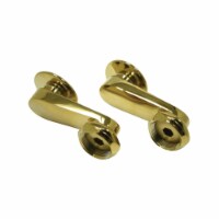 Kingston Brass CC3SE2 Vintage Swivel Elbow for Wall Mount Tub Filler, Polished Brass