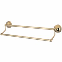 Kingston Brass BA1163PB Vintage 24  Dual Towel Bar, Polished Brass