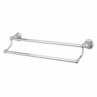 Kingston Brass BA1753C Heritage 24  Dual Towel Bar, Polished Chrome