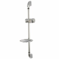 Kingston Brass KSX2521SG Shower Slide Bar with Soap Dish, Polished Chrome