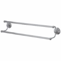 Kingston Brass BA2713C Milano 24  Dual Towel Bar, Polished Chrome