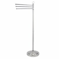 Kingston Brass CC2021 Vintage Pedestal Towel Bar, Polished Chrome