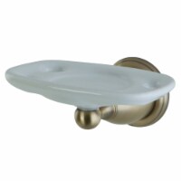 Kingston Brass BA1756AB Heritage Toothbrush & Tumbler Holders, Antique Brass