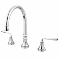 Kingston Brass KS2341ZL Silver Sage Roman Tub Faucet, Polished Chrome