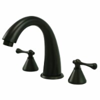 Kingston Brass KS2365BL English Country Roman Tub Faucet, Oil Rubbed Bronze
