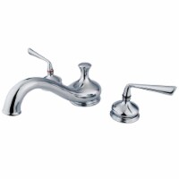 Kingston Brass KS3331ZL Silver Sage Roman Tub Faucet, Polished Chrome