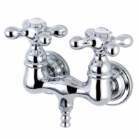 Kingston Brass CC38T1 Vintage 3-3/8-Inch Wall Mount Tub Faucet, Polished Chrome