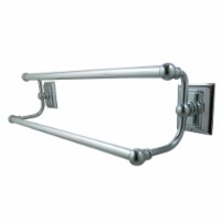 Kingston Brass BA6013C Millennium 24  Dual Towel Bar, Polished Chrome