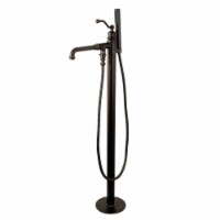 Ks7035Abl English Country Freestanding Tub Faucet With Hand Shower, Oil Rubbed Bronze