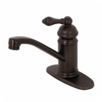 KS3405AL Vintage Single-Handle Bathroom Faucet with Push Pop-Up, Oil Rubbed Bronze
