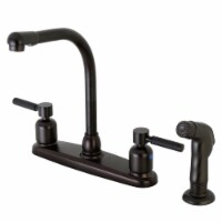Kingston Brass FB755DKLSP Kaiser Centerset Kitchen Faucet, Oil Rubbed Bronze - 16.7 x 16.11 x