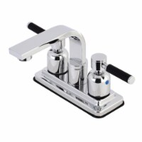 Kingston Brass KB8461DKL Kaiser 4-Inch Centerset Bathroom Faucet, Polished Chrome