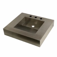 Fauceture GLTS25225 Fauceture Single-Bowl Lavatory Wash Basin Bar Sink, Stainless Steel