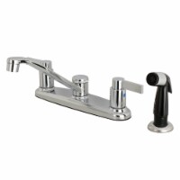 FB112NDL NuvoFusion 8-Inch Centerset Kitchen Faucet with Sprayer, Polished Chrome
