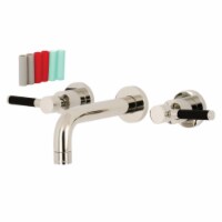 Kingston Brass KS8126DKL Kaiser 2-Handle Wall Mount Bathroom Faucet, Polished Nickel