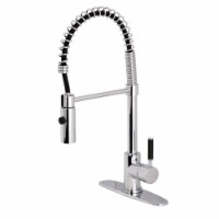 Gourmetier LS8771DKL Kaiser Single-Handle Pre-Rinse Kitchen Faucet, Polished Chrome
