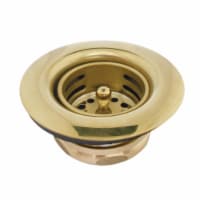 Gourmet Scape K461BPB Traditional Tacoma Kitchen Sink Duo Basket Strainer - Polished Brass