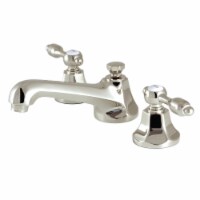 Kingston Brass KS4466TAL Tudor 8" Widespread Bathroom Faucet, Polished Nickel