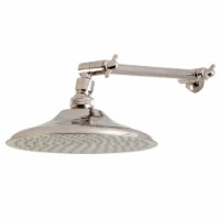 Kingston Brass K136K6 Victorian Showerhead with Adjustable Shower Arm, Polished Nickel