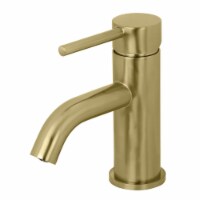Fauceture LS8223DL Concord Single-Handle Bathroom Faucet with Push Pop-Up, Brushed Brass