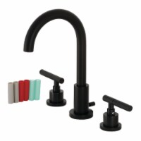 Fauceture FSC8920CKL Kaiser Widespread Bathroom Faucet with Brass Pop-Up, Matte Black