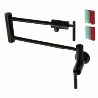 Kingston Brass KS4105CKL Kaiser Wall Mount Pot Filler Faucet, Oil Rubbed Bronze