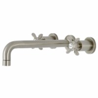 Kingston Brass KS8028BEX Essex Wall Mount Tub Faucet, Brushed Nickel