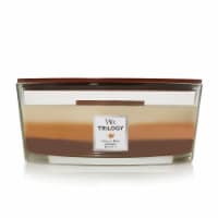 WoodWick® Jar Candle Triple Pour Cafe Sweets Trilogy Vanilla Bean Caramel Biscotti Perspective: Main