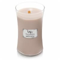 WoodWick Medium Hourglass Candle, Vanilla Sea Salt