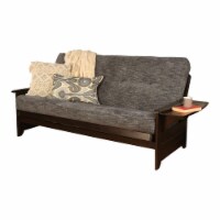 Kodiak Furniture Phoenix Frame with Hand Woven Fabric Mattress in Espresso/Blue