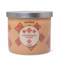 Carolina Candle Needlepoint Gingerbread Cookies Candle Perspective: Main