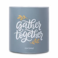Carolina Harvest Sayings Gather Together Candle - Blue Perspective: Main