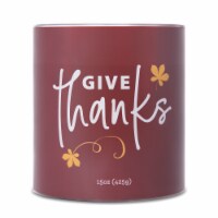 Carolina Harvest Sayings Give Thanks Candle - Red Perspective: Main