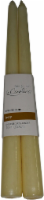Carolina® Candle Company Unscented Taper Candles - 2 Pack - Ivory Perspective: Main