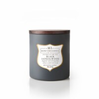 Manly Indulgence Black Sandalwood Soy Blend Candle – Gray Perspective: Main