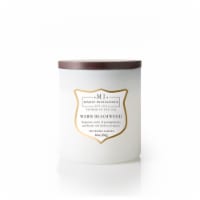 Manly Indulgence Warm Beachwood Soy Blend Candle – White Perspective: Main