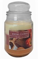 Everyday Escapes Kitchen Comforts Tri-Layer Jar Candle - 18 Ounce - Brown/Red/Cream Perspective: Main