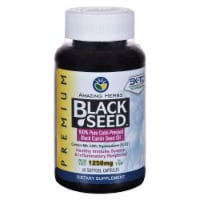 Amazing Herbs Premium Black Seed Oil Softgel Capsules 1250mg