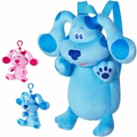 Blue's Clues Blue Plush Set Backpack Clip on Coin Purse Ornament Bundle PMI International